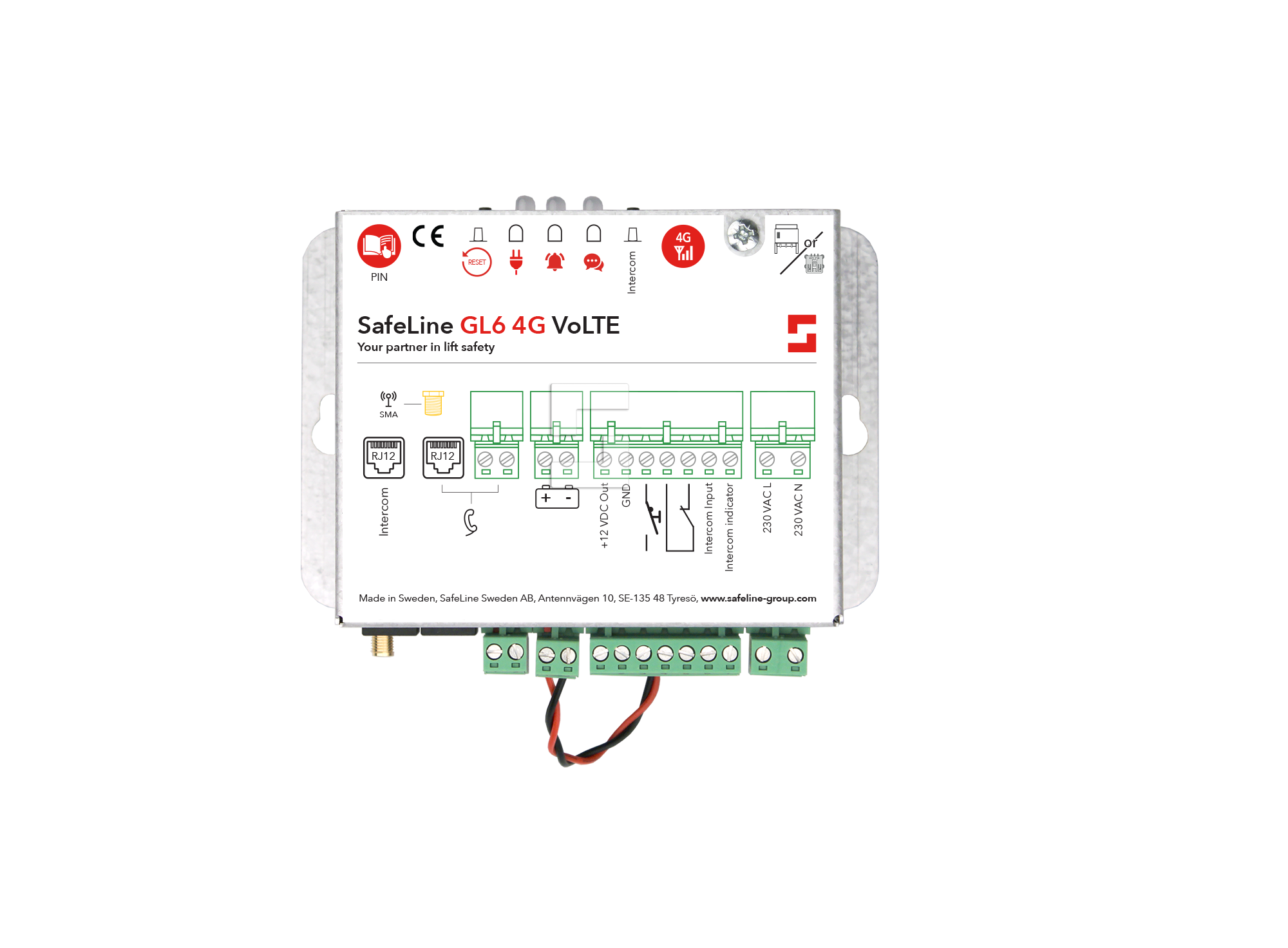 SafeLine GL6 GSM-Gateway 4G VoLTE